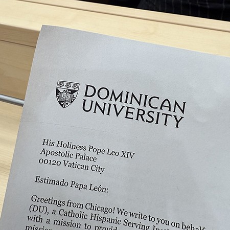 Letter from DU to Pope Leo
