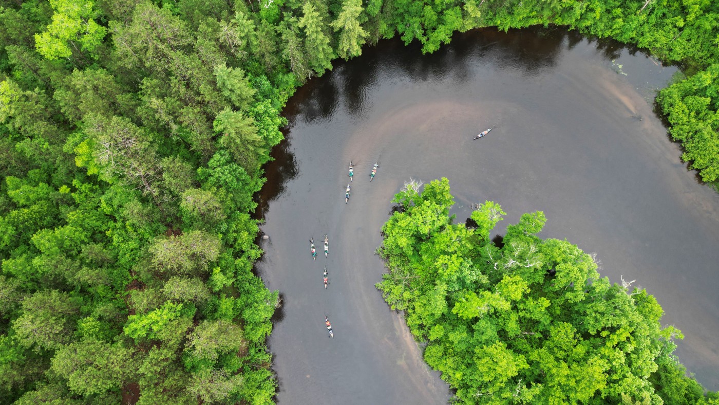 A canoe and camping trip to the Namekagon River in Wisconsin helped a group of DU students restore their spiritual connection with nature.