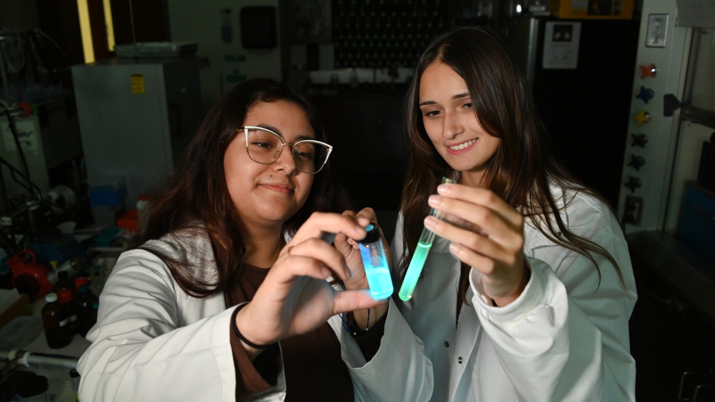Students in lab