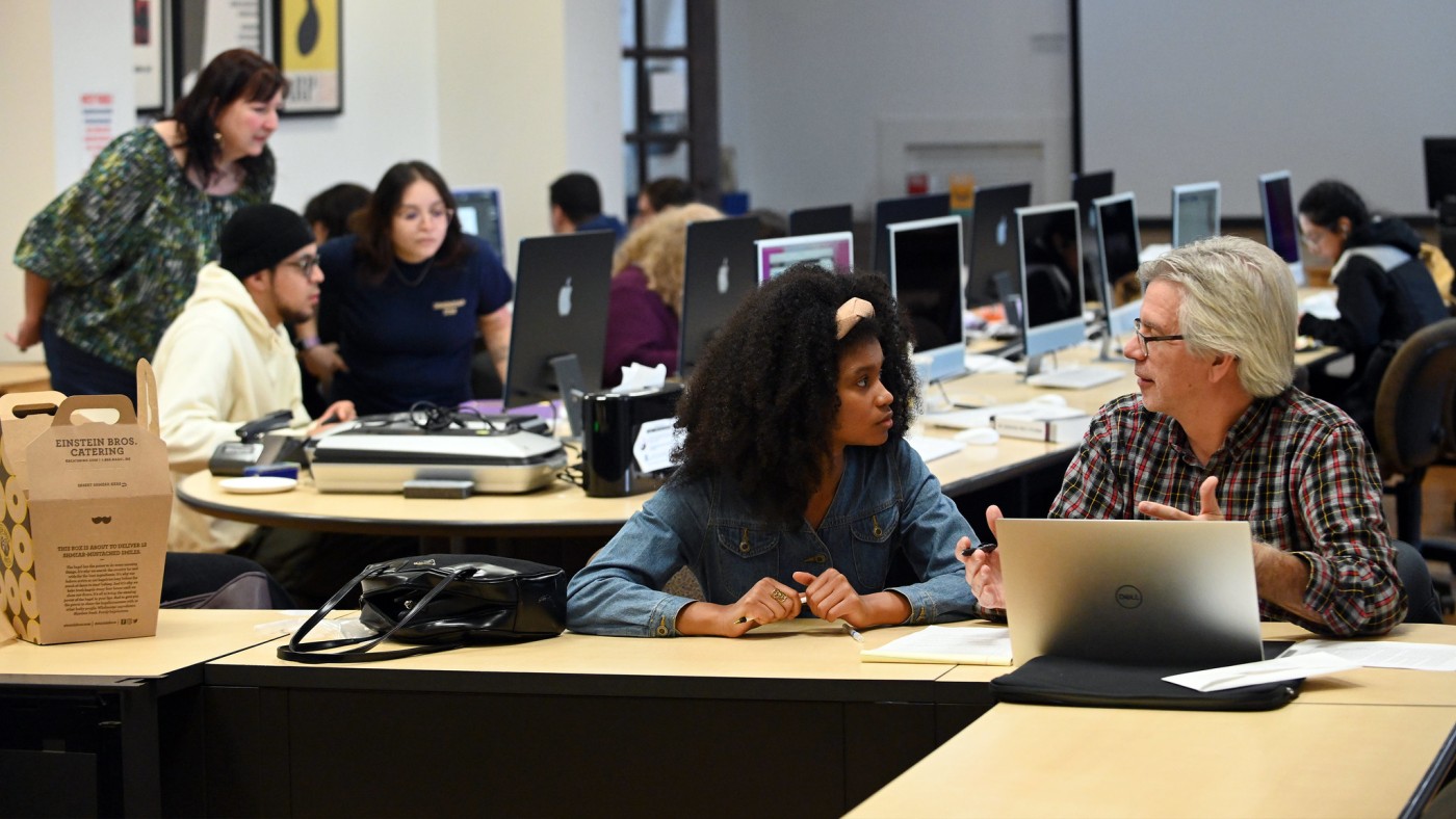 Students in classroom environment