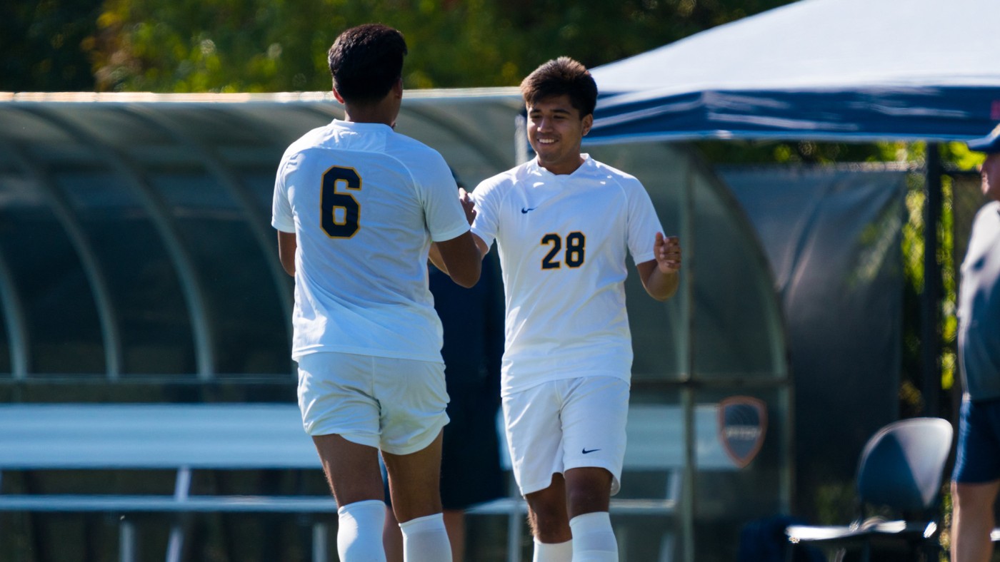 Two soccer players