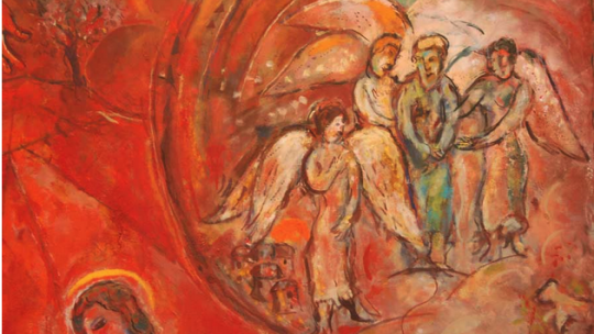 Detail from Three Angels by Marc Chagall 1966
