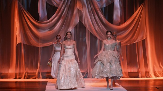 Models at the 2026 Dominican University Fashion Show